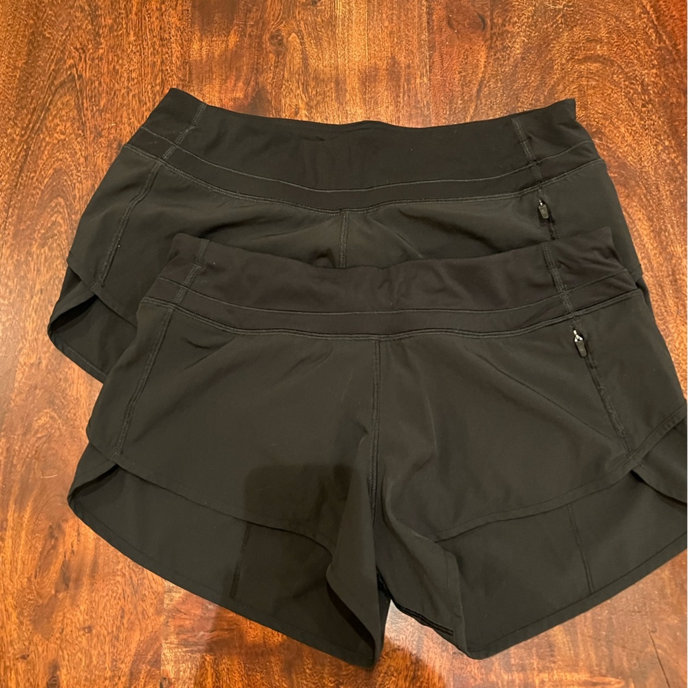 CRZ yoga black shorts - 2 pairs